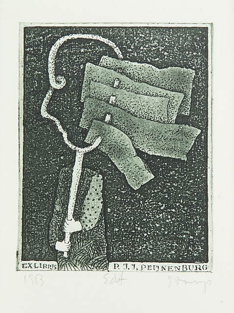 Exlibris P.J.J.Peijnenburg, 1983