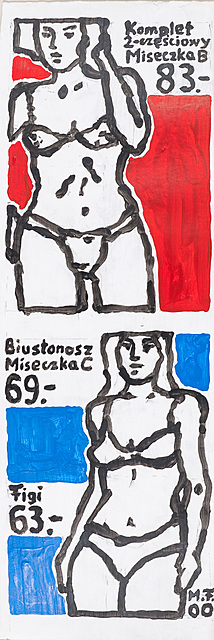 „Komplet 2- częściowy, biustonosz, figi”, 2000