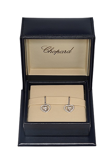 Chopard, Kolczyki serca "Happy Diamonds"