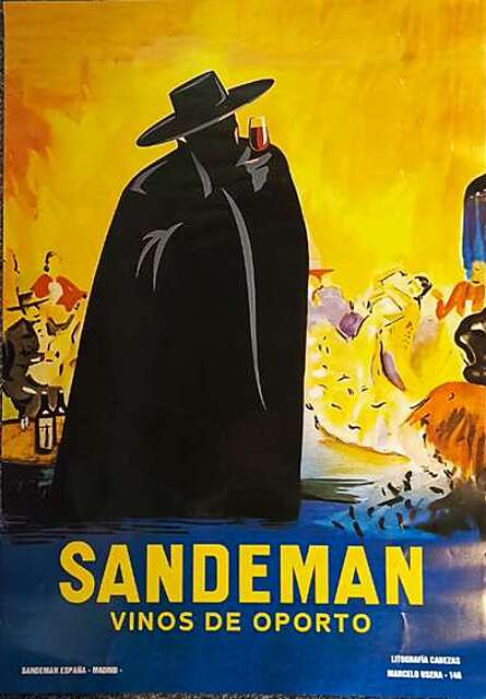 Oryginalny Plakat "Sandeman Vinos de Oporto"