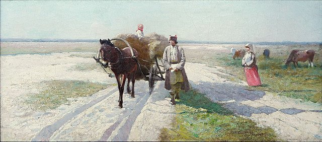 Powrót z pola, 1890