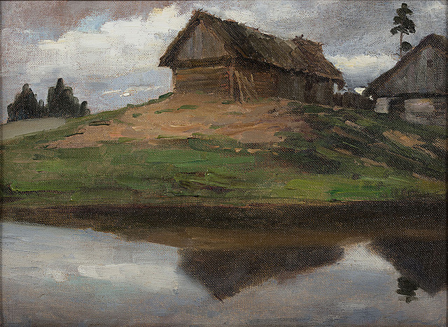 Stodółka w Drobindze nad Niemnem, po 1910