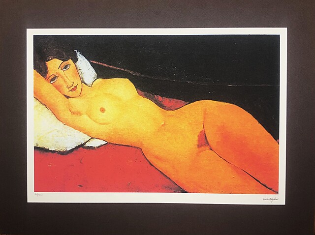 Nude reclining (Akt leżący - 1918)