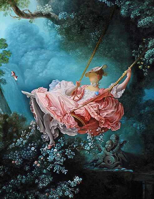 Utopia after Jean-Honore Fragonard The Swing, 2024