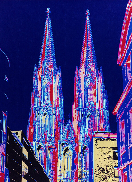 Cologne cathedral, przed 1968