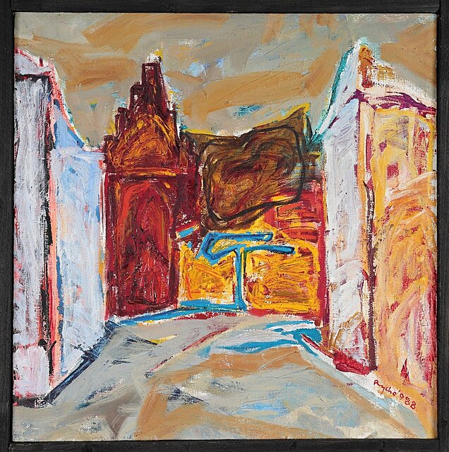 "Kraków - kościół Dominikanów" (1988)