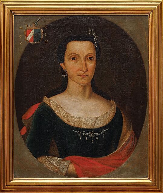 PORTRET MARII ZE ZDANOWSKICH GŁĘBOCKIEJ, XVIII w.