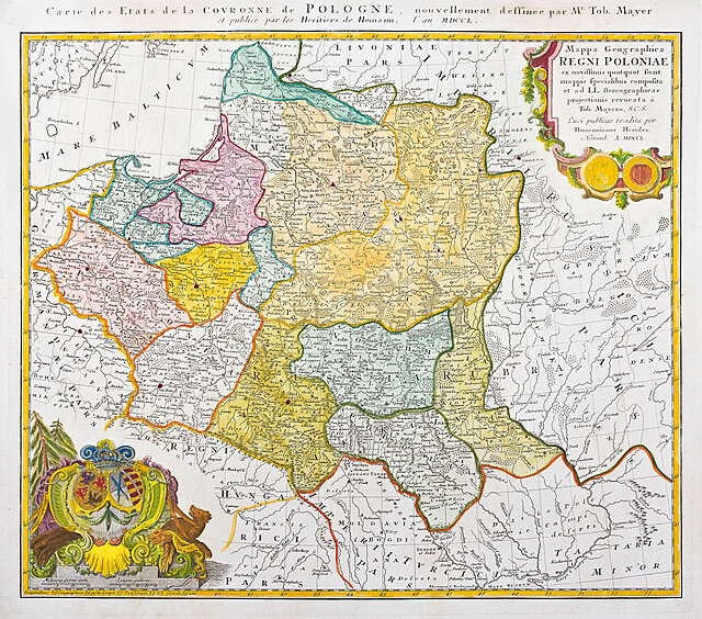 Mappa geographica Regni Poloniae…