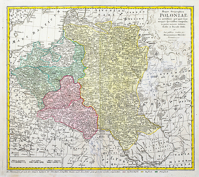 Mappa geographica Poloniae ex Novissimis…