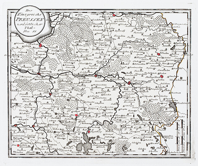 Der Königreichs Preussen nordöstlicher Theil