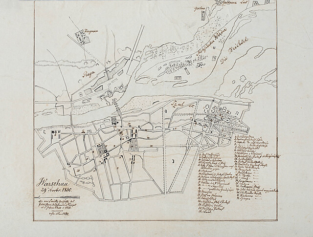 Warschau 29 Novbr. 1830.