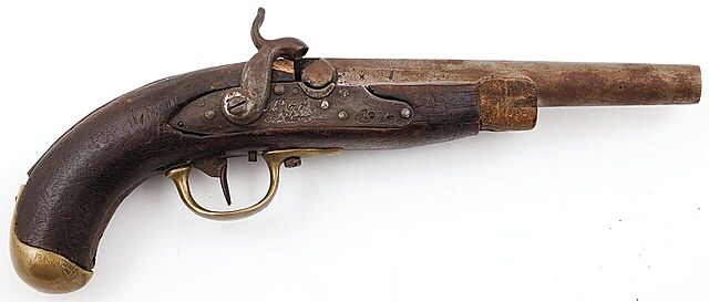 PISTOLET KAWALERYJSKI M AnXIII, Francja, St. Etienne, 1806 – 1813