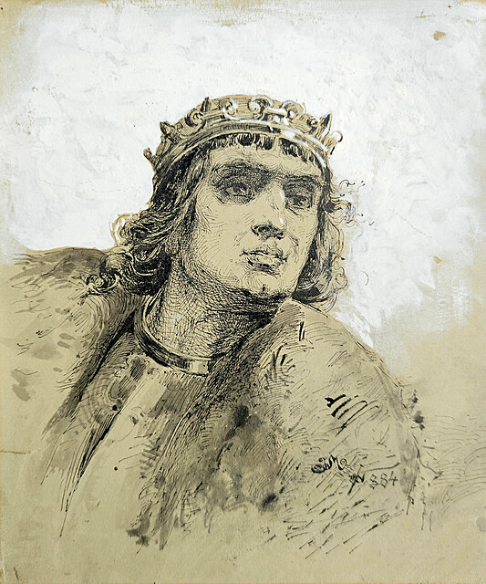 Król  Zygmunt I Stary, 1884