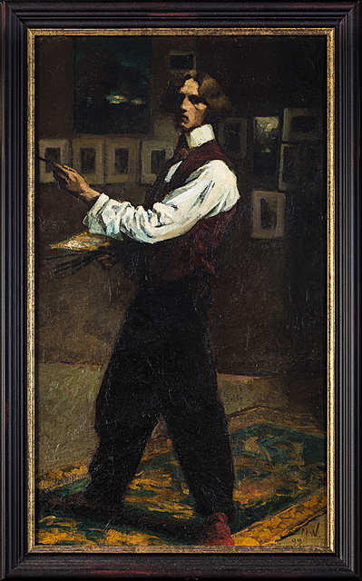 Autoportret z paletą, 1899