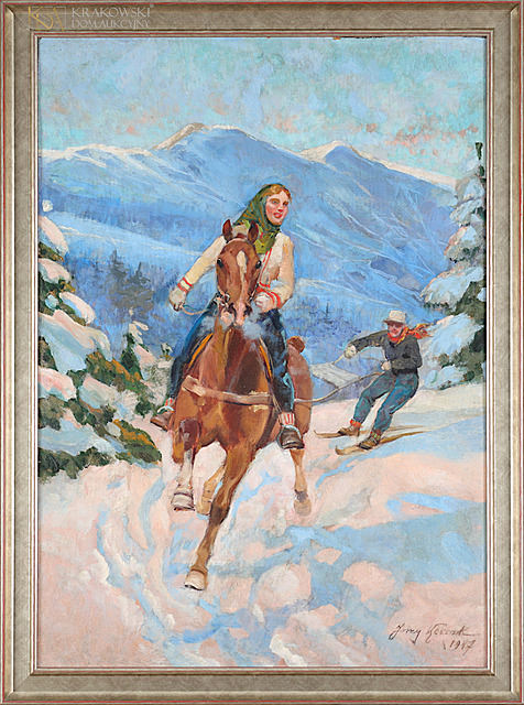 "Na zawodach - skijöring" (1947)