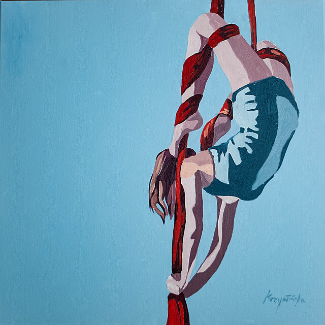 Whisper in the sky, z cyklu: "Skydancers Collection", 2025