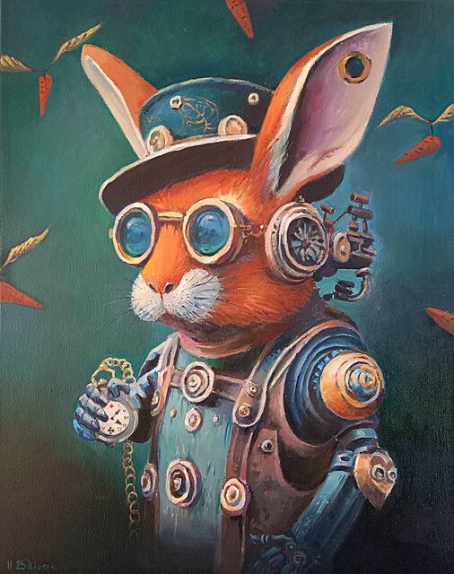Carrot Punk, z cyklu: "Steampunk", 2025