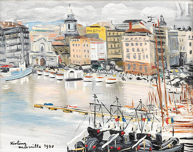 Port w Marsylii, 1940