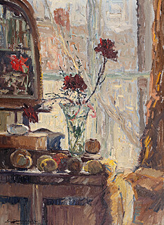 Fragment wnętrza pokoju, 1959 r.