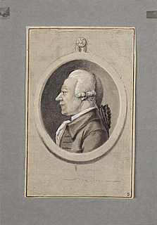 Portret w medalionie astronoma Johanna Elert Bode, 1788