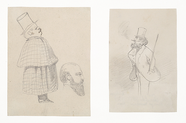 Dwa rysunki satyryczne, 1863
