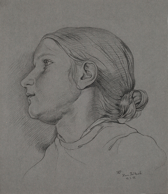 Dziewczyna z kokiem, 1888