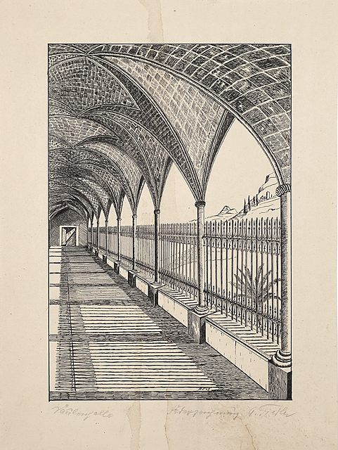 Sala kolumnowa (tyt.oryg.: „Saulensalle”), 1945