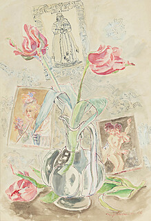 Kompozycja z tulipanami, 1966 r.