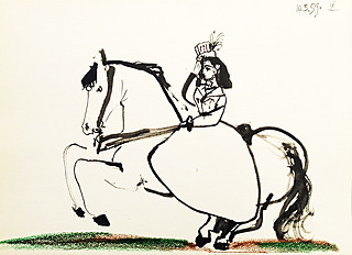 "Jacqueline'', Z cyklu "Toros y Toreros", 1961