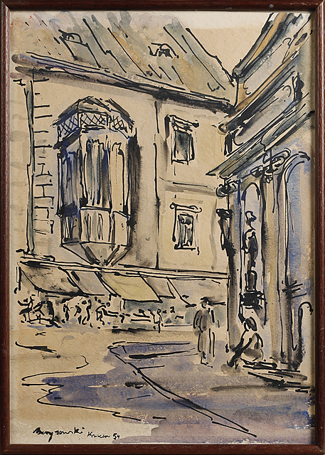 Motyw z Krakowa, 1954