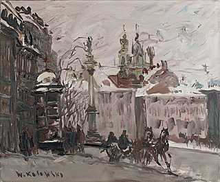 Plac Zamkowy zimą