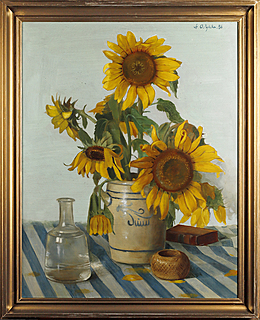 Martwa natura ze słonecznikami, 1936