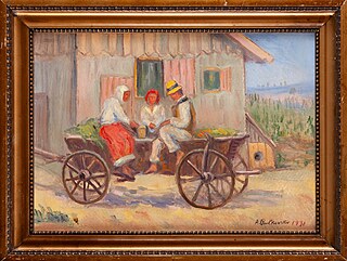 Na wozie 1932 (?)