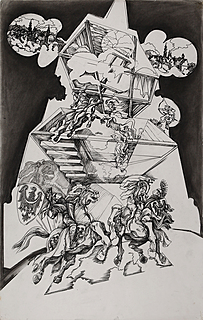Wieża piastowska - projekt adaptacji wnętrza, 1988-1989 r.