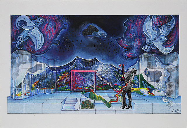 Projekt scenografii do "Antygona - TERAZ"