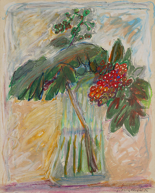 Jarzębina w wazonie, 1996