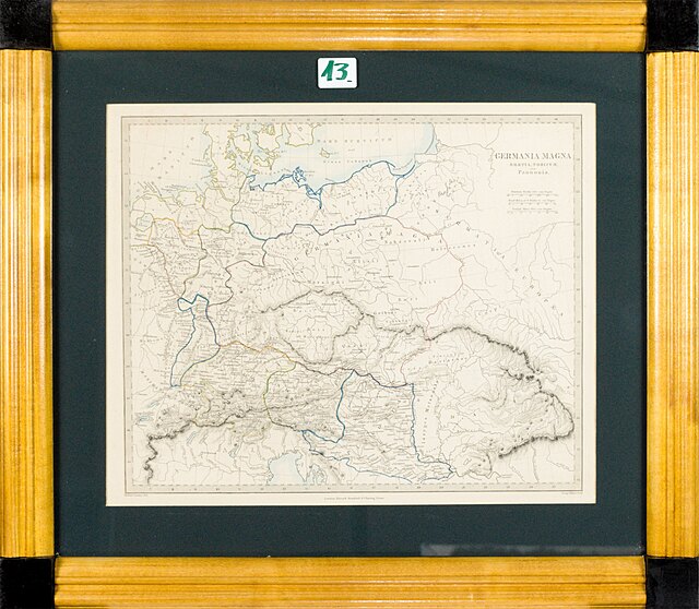 MAPA Wielkie Niemcy, XIX wiek