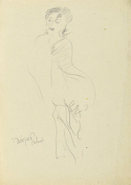 Postać kobiety, 1958