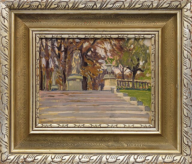 Paryż [Ogród Luksemburski], 1912