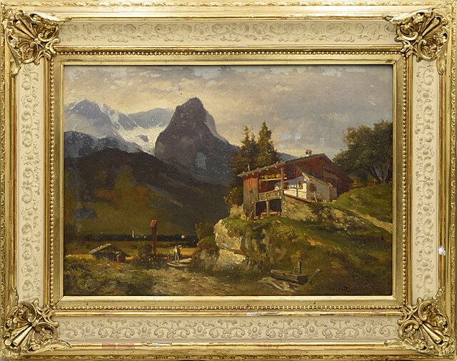 Pejzaż alpejski, 1870