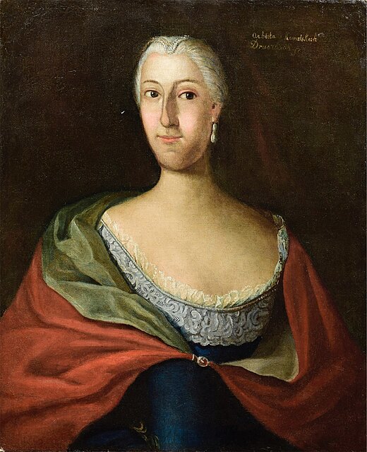 Portret poetki Elżbiety Drużbackiej
