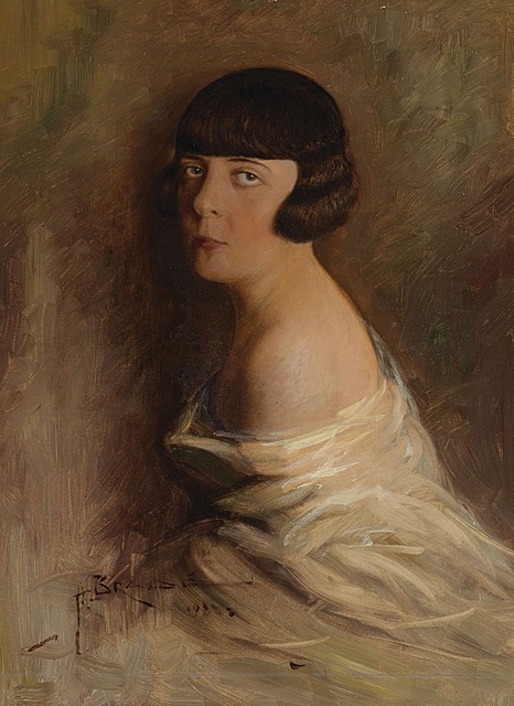 PORTRET DAMY, 1930