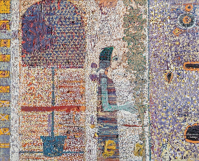 KOBIETA PRZY DRZEWKU, 2001