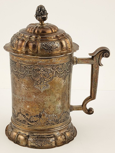 KUFEL BAROKOWY, Śląsk, Wrocław, Christian Kretschmer, 1734-37