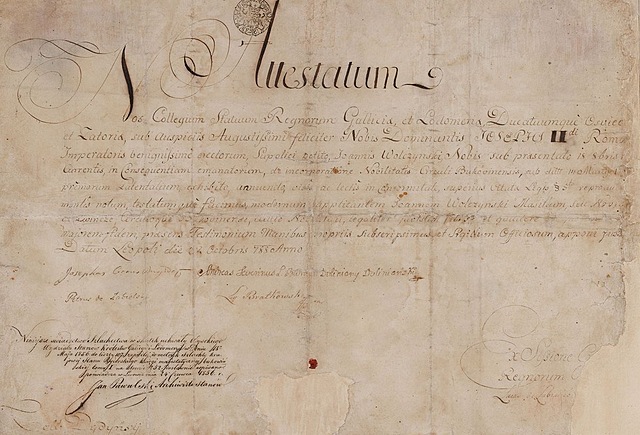 POTWIERDZENIA SZLACHECTWA, Lwów, 1788