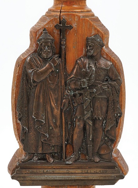 PIERWSI WŁADCY POLSKI, Polska, Warszawa, Fabryka Mintera, przed 1880