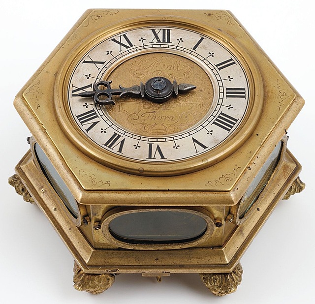 ZEGAR KAFLOWY, Polska, Toruń, Abraham Will, ok. 1740