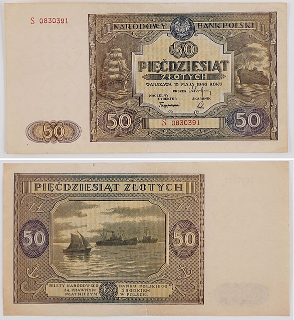 50 ZŁ, 15 maja 1946