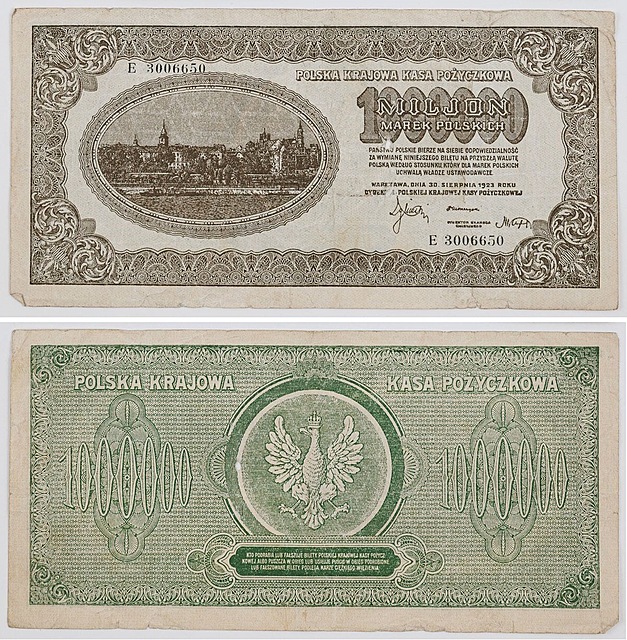 1000000 MAREK POLSKICH, 30 sierpnia 1923