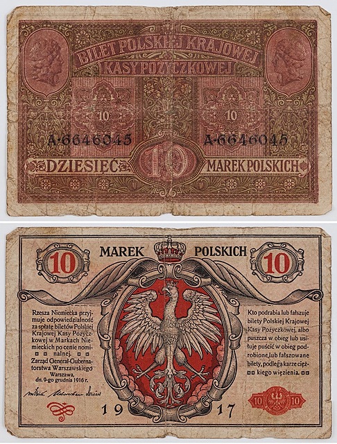 10 MAREK POLSKICH, Generał, 1917